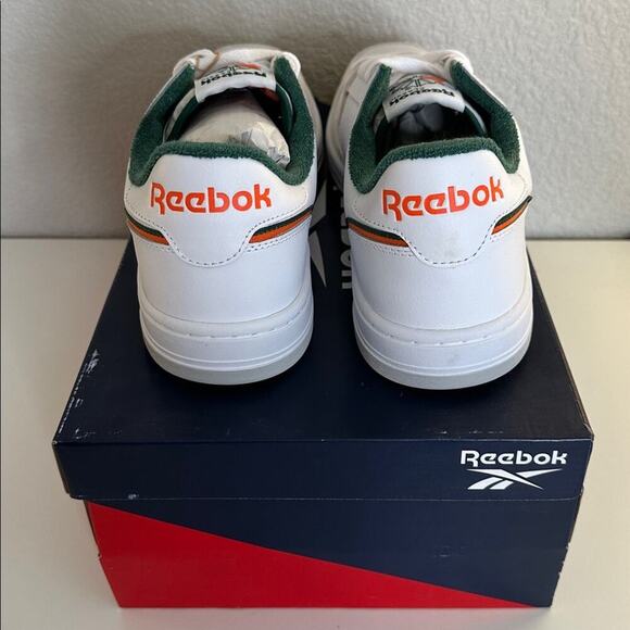 Reebok Men\'s Phase Court Vintage Tennis White & Green Sneakers Size 13 New Box main image 5